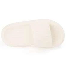 Klippehop Slippers For Men And Women, Summer, Cozislides, Original Super Soft Cloud Shoes, Sandals, Non-Slip Bathing Shoes, Comfortable Slide Slippers - 白色 - 查看 3