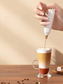 Milk Frother, Powerful Handheld Milk Frother, Mini Milk Foamer,Coffee Stirrer, Stainless Steel Drink Mixer For Coffee, Lattes, Cappuccino,Matcha,Hot Chocolate, Portable Foam Maker,Electric Wireless Blender Mini Coffee Maker