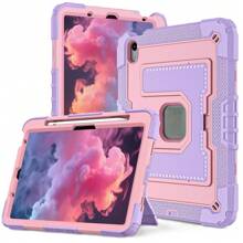 Military Industry Anti-Fall Tablet Protective Case Compatible With Ipad Soft Anti-Fall Protection, Ultra-Thin/Smart Stand Compatible With Ipad 10.2/10.9/11, 10th Gen, Ippad Air 11, Ipad Air4/5 - Multicolor - View 14