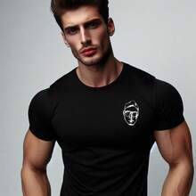 MIL200FIT Men T-Shirts - Black - View 2