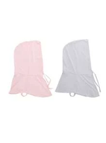 1/2 Peças Balaclava Unissex de Seda de Gelo, Sensação Refrescante, Máscara Facial Completa Respirável, Proteção Solar, Chapéu Protetor Respirável e Elástico, Gola Tubular para Pesca, Surfe e Esqui