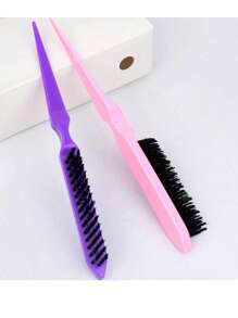 1 pieza Cepillo de pelo profesional para desenredar, peinar y alisar, 3 colores, cepillo de pelo, peine, herramientas para el cabello, productos y accesorios para el cabello para barbería, salón de belleza, viajes esenciales, regreso a la escuela, vacaciones esenciales, accesorios para el cabello para mujeres