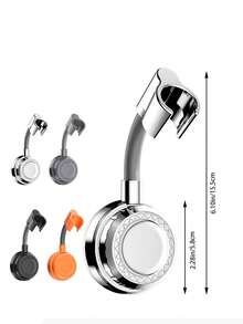 [No Drill]Suction Cup Shower Head Holder - Adjustable Bathroom Shower Bracket For Handheld Sprayer, Universal Fit (360° Rotation, Strong Adhesion) Bathroom Accessories Bathroom Tools - Multicolor - View 4