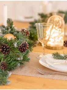 100/50/30/10 Peças Pinhas Artificiais, Pinhas Decorativas Miniatura Convenientes para Feriados de Outono/Inverno, Pinhas Falsas Realistas para Coroa de Natal, Decoração de Casa, Decoração de Pinhas em Estilo Rústico e Campestre - Tamanhos Grande, Médio e Mini, Adequadas para Mesas, Árvores, Decoração de Casa, Artesanato de Natal DIY, Decoração de Quarto de Outono, Decoração Doméstica de Plantas Falsas, Decoração de Quarto de Natal