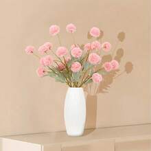 1pc 5 Flower Dandelion Artificial Flowers, Autumn Colors, Decoration For Living Room, Dining Table Floral Arrangement, Valentine Day, Gift Gifts Birthday Graduation