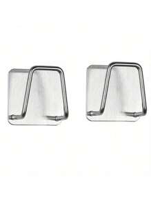 2 件豪华不锈钢水槽收纳盒 - 节省空间的免钻粘性支架，用于海绵、抹布、茶罐和排水管存储 - 必备厨房配件，可最大程度地整理台面并轻松清洁 家居浴室装饰 秋季装饰 返校 - 黑色 - 查看 15