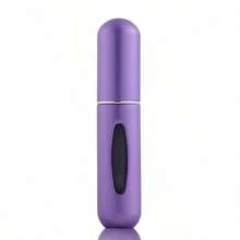 1 Perfume Dispenser Bottle, Elegant Purple Push-Pull Design, Convenient And Hygienic To Use, Small And Easy To Carry, Equipped With Dispensing Tools, Suitable For Carrying When Going Out On A Date,Travel,Perfume Bottle,Perfume Refillable Bottle,Mini Perfume - 紫色 - 查看 8