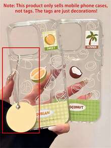 Summer Tropical Fruit Durian Phone Case Compatible With IPhone 16 15 14 13 11 12 Pro Max Plus Lovely Clear Soft Back Cover For Girl - Durian - View 4