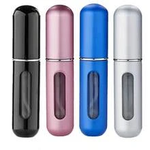 5ml Refillable Travel Perfume Atomizer Spray Bottle, Portable Bottom Filling Perfume Bottle - Bright black - View 1