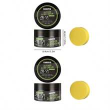 Universal PU Leather Care Cream, Suitable For Car Seats, Bags, Sofas - PU Leather Conditioner And Repair Paste, Long-Lasting Shine And Protection - Multicolor - View 2