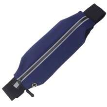 AiScrofa 6.8英寸手機專用的輕型運動腰包，超輕量運動腰帶男女皆宜，帶拉鍊的防水跑步腰包，反光運動臀包附有3個袋