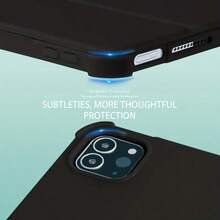 Compatible For Apple IPad 9.7 Case 2018 IPad 6th Generation Cases/2017 IPad 5th Generation Case With Pencil Holder, Slim Soft Silicone Smart Trifold Stand Protective Cover Auto Sleep/Wake Compatible With 10.2/Pro10.5Trifold Stand Smart Case For Ipad Air3 For IPad 10th Generation Case [11-Inch 2025/10.9 Inch 2022] - 黑色 - 查看 5