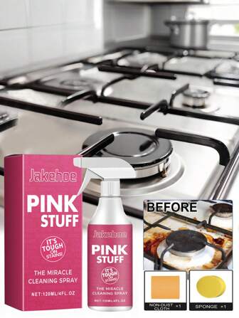 Kitchen Cleaner, Powerful Degreaser For Induction Cooktop, Range Hood, Cookware To Quickly Remove Stubborn Grease And Grime. Suitable For Kitchen, Range Hood, Induction Cooktop, Tiles, Toilet, Sink, And More