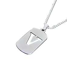 26 Letter Necklace Personalized Gift Titanium Steel Necklace Non-Fading Unisex Ins Sweater Chain Couple Sweatshirt Collarbone Chain Accessories - D - 查看 5