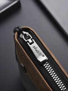 Men's Wallet, Fashion Large Capacity Multi-Card Slots Casual Phone Pouch Coin Purse Handbag Wristlet Wallet Gifts For Men Cowboy Christmas Gifts Vintage Black Purse Card Holder New Year Gift Valentine'S Day