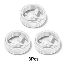 1-3 包 Type-C 转 Type-C 6.6 英尺/200 厘米快速充电数据线，兼容 16/16 Pro/16 Pro Max/16 Plus/15/15 Pro/15 Pro Max/iPad Mini 6/iPad Air 4/iPad Pro，兼容 16、16 Pro Max、15、15 Plus、15 Pro、15 Pro Max，兼容 Redmi，兼容 OnePlus Type C 充电器 - 白色 - 查看 9