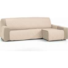 Ecommerc3 Sofa Cover For 1 To 4 Seater Sofas - Elastic And Non-Slip - Reversible, Padded And Extra Soft Sofa Cover - Perfect Fit And Breathable - 100% Made In Spain - Beige - View 1