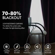 2 Panels Blackout Curtains Solid Soft Grommet Mustard Yellow Thermal Insulated Soundproof Room Darkening Curtains/Drapes/Panels Fall Living Room Bedroom 52 X 90 Inch - 紫蘭花 - 查看 4