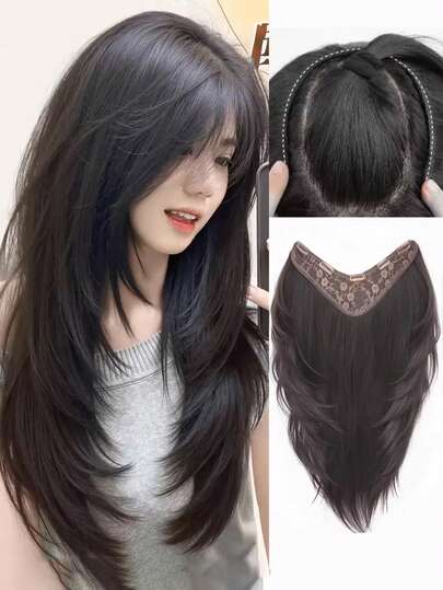 分层波浪夹式接发、丰盈发片和卷发片
