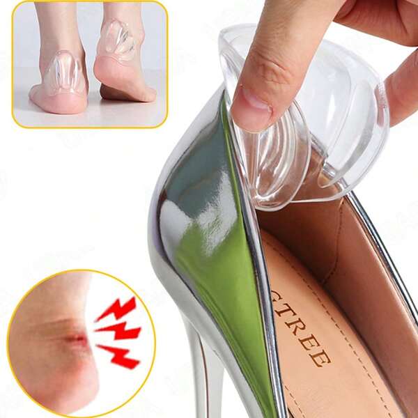 3 pares de almohadillas autoadhesivas para talones para tacones altos y zapatillas, almohadillas protectoras suaves, soporte cómodo para zapatos de mujer y hombre, adecuado para deportes al aire libre, campamento, montañismo, cenas, temporada de regreso a clases