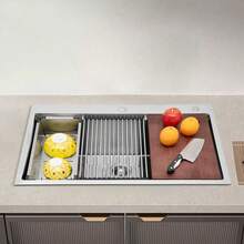 YUNRUX Kitchen Sinks - Silver - View 11