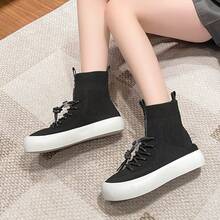 Women Casual Athletic Shoes - 白色 - 查看 4