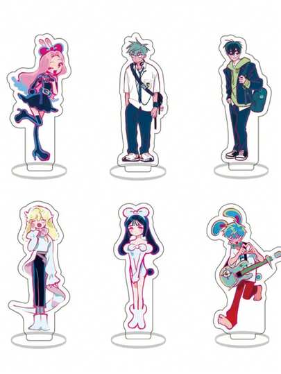8cm /15cm Acrylic Alien Stage Character Standee For Luka Hyuna Ivan Till Sua Mizi Anime Stand