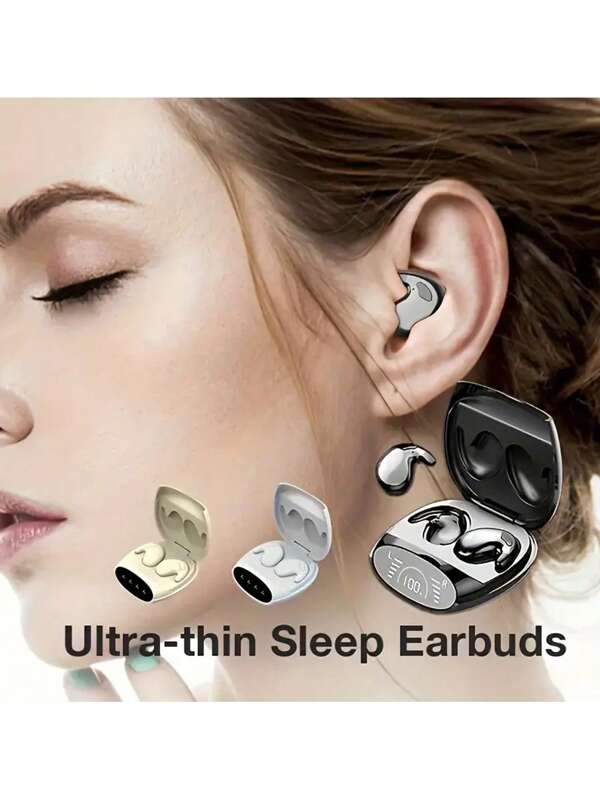 Wireless Headset Heavy Bass ENC Sleep Voice Sleep Headset Stereo Headset Long Wear Not Tired Digital Display