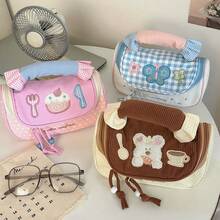 1 chiếc - Hộp bút nữ in hình hoạt hình dung tích lớn, túi đựng văn phòng phẩm đa năng dung tích lớn, có thể dùng làm túi đựng văn phòng phẩm cho bé gái, hộp bút cho học sinh tiểu học/trung học, hộp đựng đồ dùng văn phòng phẩm hoặc túi đựng đồ dùng học tập cho sinh viên đại học. - Nhiều màu - Xem 9