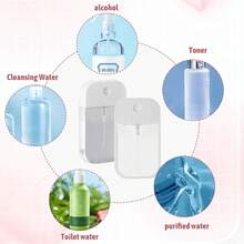 1 PC 45ml White Card Spray Perfume Hand Spray Bottle Refillable Spray Bottle, Living Room Home Bedroom Bathroom House Decor, Travel Stuff, Wedding, Party, Birthday, Gifts For Men Mom Dad Friends, New Years, Accessories, Funny Gift - Multicolor - View 8