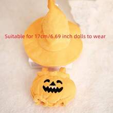 Vestido de calabaza para muñeca de 17 cm, disfraz de Halloween para muñeca Generación 1 y 2 (solo ropa)