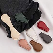 2/4Pcs Magnetic Sleeve Clips, Double-Sided Magnetic Bookmark Clips, Pants Leg Patches, No-Sew Hem Patches, Used To Shorten Overlong Pants, Anti-Dragging Magnetic Clips, Gift For Book Lovers, Men, Women, Teachers, Students, Book Accessories - Multicolor - View 11