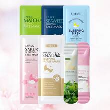 LAIKOU 7片/套 温和不刺激睡眠面膜，保湿修护夜间面膜，适合所有肤质，必备护肤品，旅行装 - 片裝睡眠面膜 - 查看 13