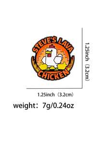 1PC Enamel Pins Metal Cartoon Quotation Brooch Backpack Hat Bag Collar Lapel Badges Fashion Jewelry Collection Gift - one-size - View 8