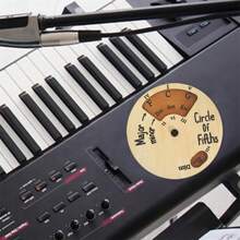 Rueda de acordes de círculo de quintas de herramienta melódica de madera, diagrama de acordes de guitarra de teoría musical para regalos de amantes de la música y la guitarra