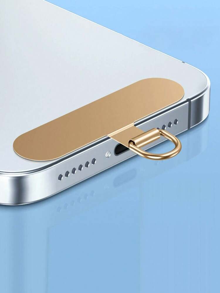 1pc Metal Connector Clip Fixed Washer Ultra-Thin Phone Case Hook Stainless Steel Phone Lanyard Washer, Gift For Mother, Family, Friends, Birthday, Festival Phone Charm, Phone Strap - Multicolor - View 21