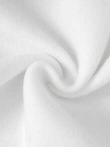 男婴针织毛绒罗纹长袖连体衣，拼接棒球熊图案，休闲可爱保暖连体衣，秋冬季 - 棕色 - 查看 12