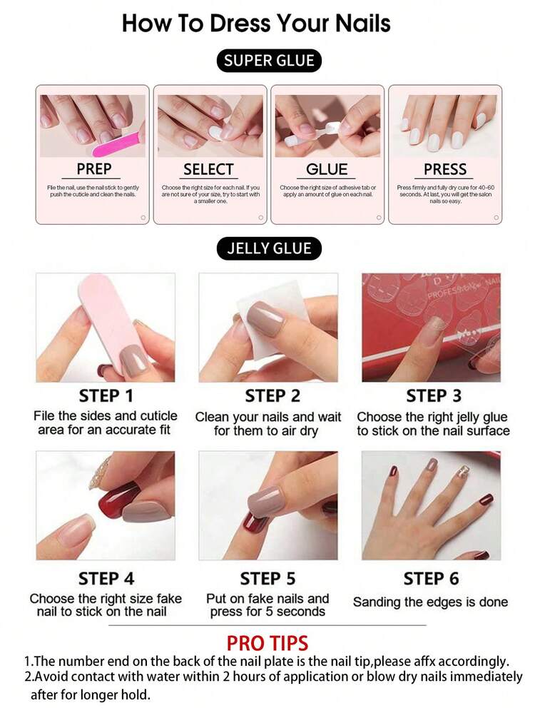 24 piezas de uñas postizas cuadradas con puntas francesas blancas y polvo dorado con diseño de flores, forma de almendra corta, ajuste perfecto, set de uñas acrílicas falsas, incluye: 1 pegamento de gel y 1 lima de uñas, adecuado para uso diario y de fiesta de mujeres y niñas - Añade 6