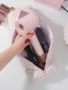 1 件 Ditsy 花卉印花绗缝吹风机收纳袋吹风机支架美发工具包便携式旅行收纳袋适用于吹风机、卷发器、直发器和其他造型工具的旅行收纳袋卷发器收纳袋旅行携带收纳袋家庭收纳大容量收纳旅行收纳情人节礼物妈妈礼物教师礼物返校礼物伴娘礼物旅行必需品邮轮必需品宿舍必需品 - 彩色 - 查看 10