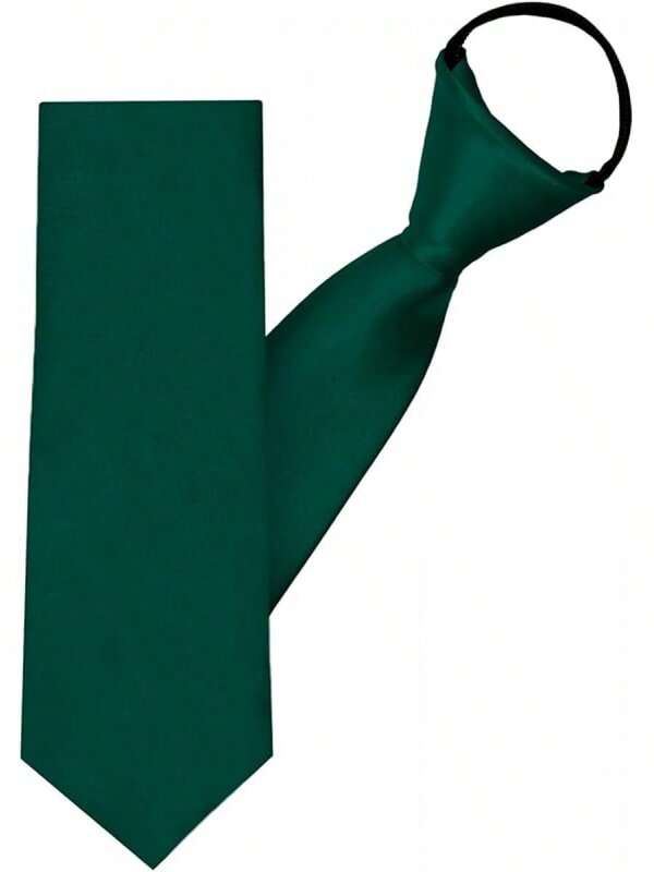 Adjustable Pre-Tied Ties Boys, Zipper Boys Tie School Wedding Party Graduation Uniforms Formal Banquet