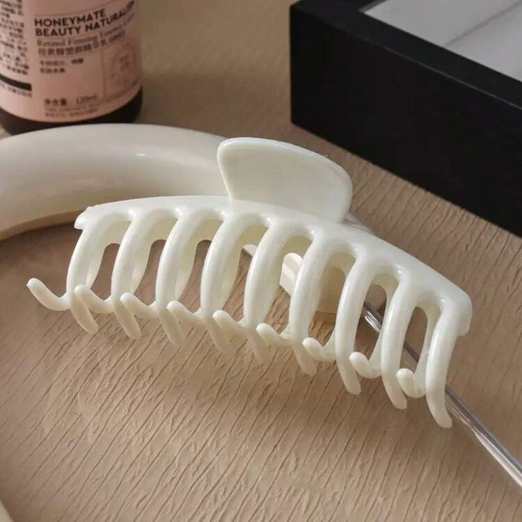 1 件新款柔软硅胶发夹，柔软防撞保护头枕夹，抓握夹发饰女爪夹秋季配饰秋冬发夹适合度假装女士 - 彩色 - 查看 13