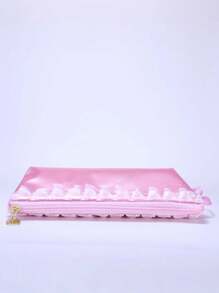 1Pc Pink Dance Shoes Storage Bag Zipper Mesh Pocket Shoe Pouch Ballet Organizer Handbag Pouches Dancing Shoes Bags - Multicolor - View 5