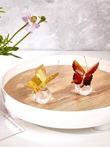 1pc Creative Crystal Butterfly Desktop Decor Ornament, Gift For Kids, Friends, Girlfriends, Birthday - Multicolor - View 9