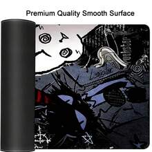 1pc Dark Punk Anime Mousepad XL Creepy Cat Gaming Mat Grunge Desk Pad For Gamers Neon Aesthetic Mouse Pad For PC Setup Dark Punk Anime Gift