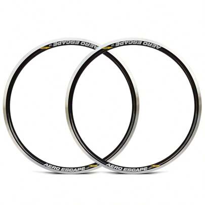 Kit 2 Aros 26 Aero 36 Furos V-Brake Escape Válvula Schrader Bico Grosso Bike Mtb Vzan