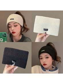 1/2/3/4pcs Knitted Headband Hats, Soft & Skin-Friendly, Warm & Breathable, Easily Paired With Various Outfits. Wearing It Not Only Protects Your Forehead From The Cold, But Also Enhances The Overall Fashionable Look. The Perfect Accessory For Autumn/Winter That Balances Warmth And Style. - Coffee Brown - View 10