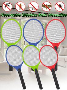6 Piezas Matamoscas eléctrico, moscas recargables,exterminador de insectos, mata moscas recargable, raqueta para insectos, Control de plagas portátil al aire libre para acamparpara el hogar matamoscas, jardín. - (Estilo/Color) Aleatorio-6 Piezas - Ver 2