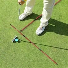 All-In-One Golf Alignment Stick | Golf Training Aid For Aiming, Putting, Stance Correction And Golf Practice - Multicolor - View 1
