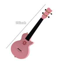 23-Inch Carbon Fiber Concert Ukulele - Waterproof, Ultra-Light Travel Ukulele, Suitable For Adults And Professionals (White) - Pink - View 9