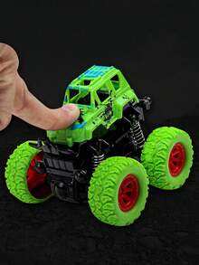 Monster Truck Toy, Friction Powered Reversible Remote Control Car Set, Gift For Boys 3-7 Years Old, Random Color,Toys For Boys,Kids Toys - Multicolor - View 7